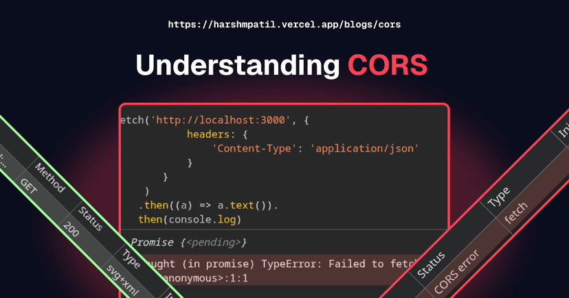 Understanding CORS